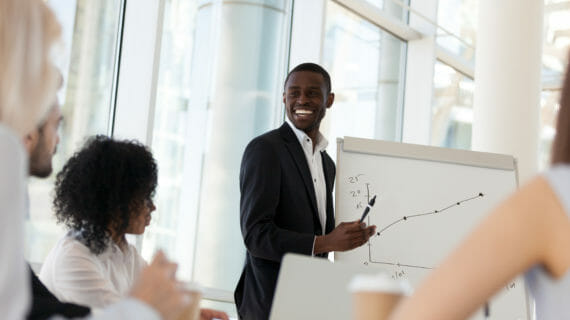 presenting data to a group